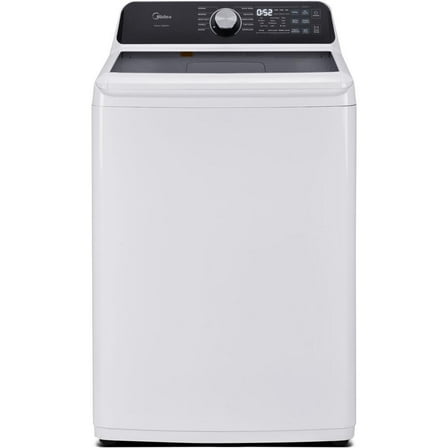 MIDEA 4.4 CF Top Load Washer, Agitator, Stainless Tub