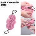 thumbnail image 2 of EeaseCA 3Pcs Bath Loofah Sponges Simple Design Bath Puffs Bath Loofah Balls Pink, 2 of 8