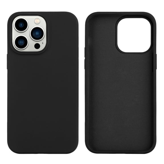 For Apple iPhone 15 Pro Max 6.7 inch Matte Simple Shockproof Protective Hybrid Case Cover Black