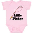 thumbnail image 3 of Inktastic Little Fisher Fishing Boys or Girls Baby Bodysuit, 3 of 5
