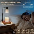 thumbnail image 6 of KLL Candle Warmer Lamp with Timer: Home Decor House Warming Gifts for New Home - Birthday Gifts for Women Mothers Day Birthday - Wax Melt Warmer for Jar Candles with 2 Bulbs, 6 of 7