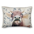 thumbnail image 2 of Creative Products Cow with Patterns 14x20 Spun Poly Pillow, 2 of 3