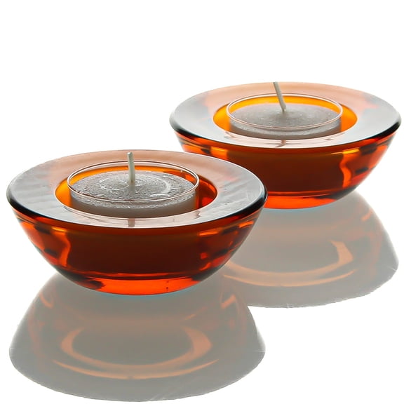 Eastland Chunky Tealight Candle Holder Amber Set of 96