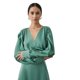 thumbnail image 3 of Principles - Vestido Midi Manga Capa para Mujer (Salvia), 3 of 4