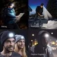 thumbnail image 4 of LED Knit Hat Button Cell Type Knitted Hat With Light Glowing, 4 of 11