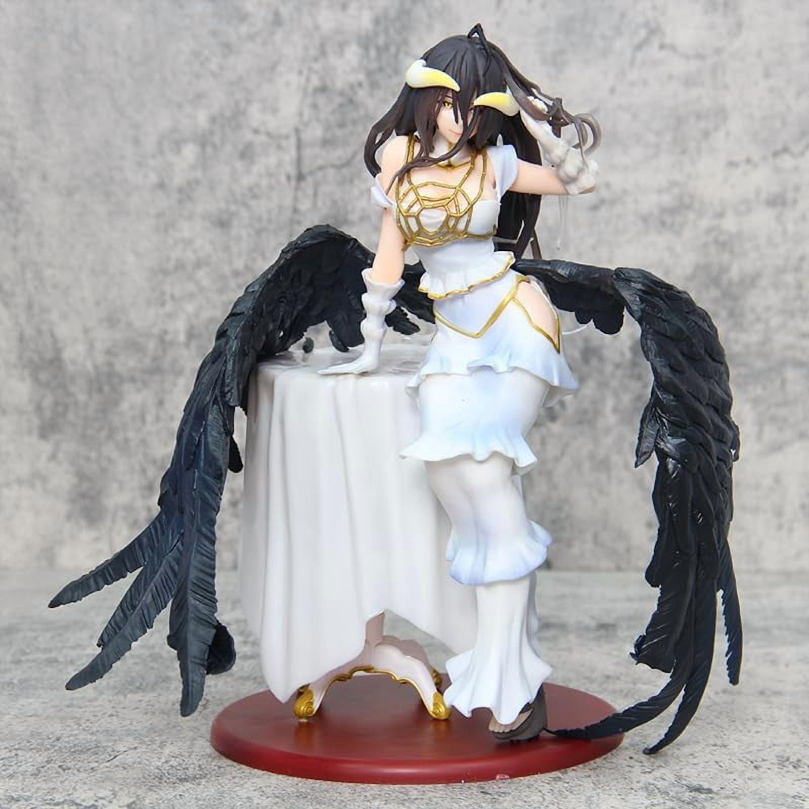 Albedo Figure Standing Dining Table Albedo Anime Figures 28cm/11inch PVC Character Action Model Figure Statue Decoration Ornament Gifts
