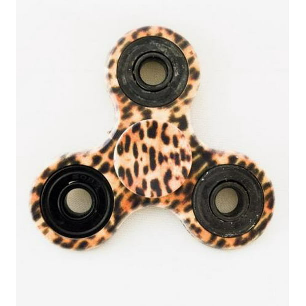 Cp Tri Hand Spinner Fidget Spinners Brown Leopard Animal Design Toy Stress  Reducer Ball Bearing - May help with ADD, ADHD, Anxiety, and Autism Adult  Children 