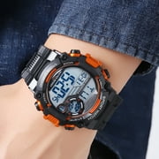 George Mens Digital Sport Wristwatch Plastic Strap