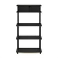 thumbnail image 3 of Furinno Turn-N-Tube Toolless Multipurpose Printer Stand Display Storage Shelf with Top Cabinet, Americano/Black, 3 of 6