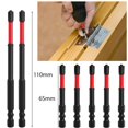 thumbnail image 4 of Impact Screwdriver Bit Set - Machined Tips with Magnetism, Cross Slot Screw Drive - Electrician Drill Bit Tools, 4 of 8