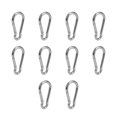 thumbnail image 1 of 10 hebillas de cinturón de Seguridad de acero inoxidable tipo resorte para caminar de 12 mm / 0,47 pulgadas, 1 of 10