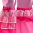 thumbnail image 6 of Pink Costume for Girls, Doll Movie Cosplay Outfit, Pink Birthday Dress for Kids Party Dress Up, 6 of 7