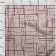thumbnail image 3 of oneOone Cotton Cambric Peach Fabric Geometric Sewing Fabric By The Yard Printed Diy Clothing Sewing Supplies 56 Inch Wide-85, 3 of 6