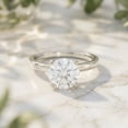 thumbnail image 5 of Rosec Jewels Lab Grown 2 Carat Diamond Engagement Ring for Women - IGI Certified - E-VS1 Quality - with Jewelry Box, 10K White Gold, US 4.50, 5 of 8
