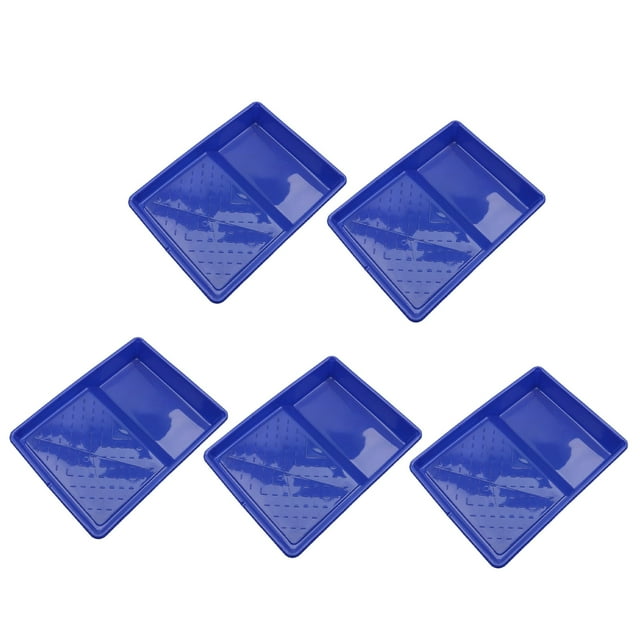 Hyasfey 5 Pcs Plateau de Peinture Facile à Nettoyer avec Texture, Pinceau Roulant Réutilisable Universel pour Murs