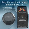 thumbnail image 4 of MANTO Cuckoo Altavoz Bluetooth Portátil, Altavoz Inalámbrico Impermeable IPX5 con Sonido Estéreo, Tiempo de Reproducción 12H, Soporte Micro SD para Ducha, Exterior, Camping, Senderismo, 4 of 5