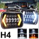 thumbnail image 2 of Par Faros 5x7 Cuadrado Jeep Cheroke Nissan Toyota D21 Yj Xj, 2 of 8