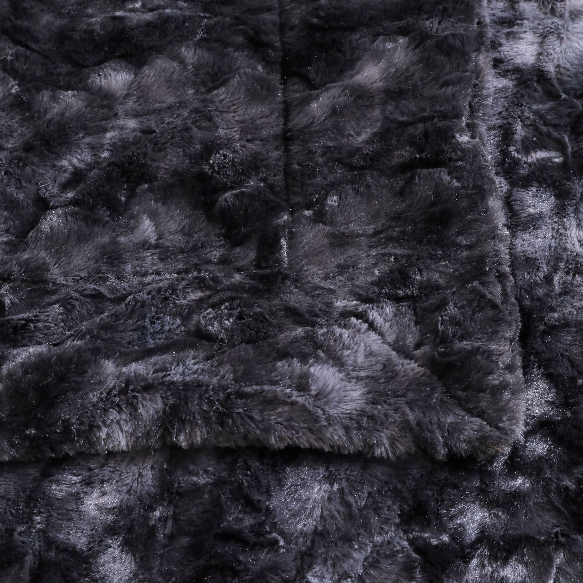 Sanmadrola Throw Blanket Soft Fuzzy Throw Blanket for Couch Fluffy Blankets Throws Shaggy Faux Fur Blanket Plush Sherpa Blanket Cozy Decorative Gift Throw Blankets for Couch Sofa, Bed 50''x60'' Black