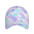 thumbnail image 2 of Naloa Original Classic Low Profile Hat Men Women Baseball Cap Dad Hat Adjustable Unconstructed Rainbow Scales Print Cap, 2 of 9