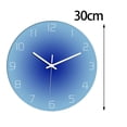 thumbnail image 5 of Reloj de pared minimalista de 30 cm, decorativo, a pilas, sin tictac. Número, 5 of 5