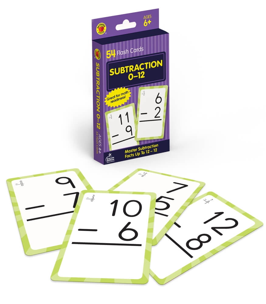 Brighter Child Addition 0 to 12 54 cards - Walmart.com