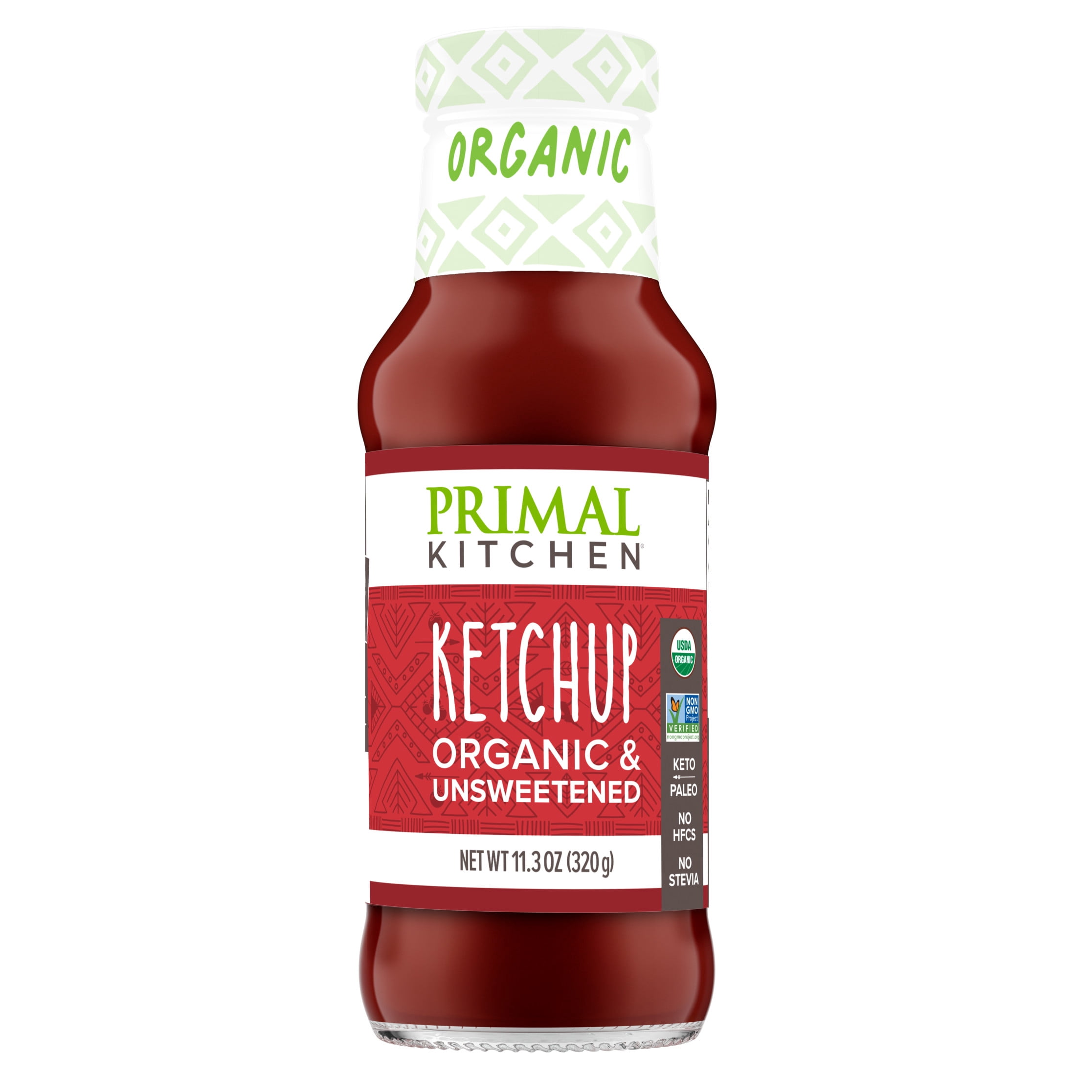 (3 pack) Primal Kitchen Organic and Unsweetened Ketchup 11.3 oz