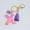 X, variante sur Porte-clés Lettre Scintillante en Résine, Couture de Couleur Couture Fluide Soverell, Porte-Clés Caractère Anglais Goutte de Colle Violette Oeufs de Pâques Suspendus Mignon Ornement de Voitures Support Porte Perles pour Enfants Paternoster