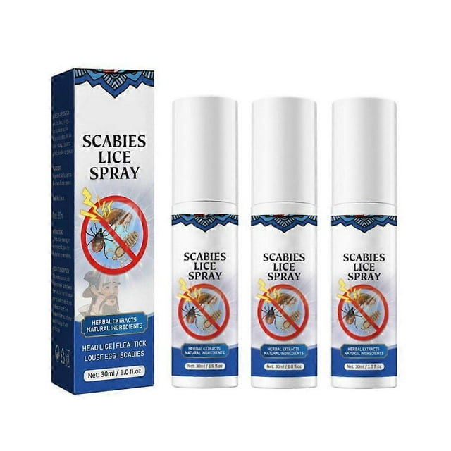 3pcs Lice Removal Spray For Head Lice Removal Head Lice Removal Spray Scabies Lice