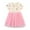 Beige, variant on Girls' Dresses Little Flutter Short Sleeve Summer Kids Outfits