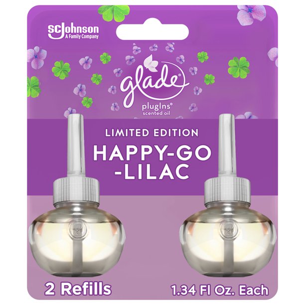 Glade Plugins Scented Oil 2 Refills, Air Freshener Glade Plug in