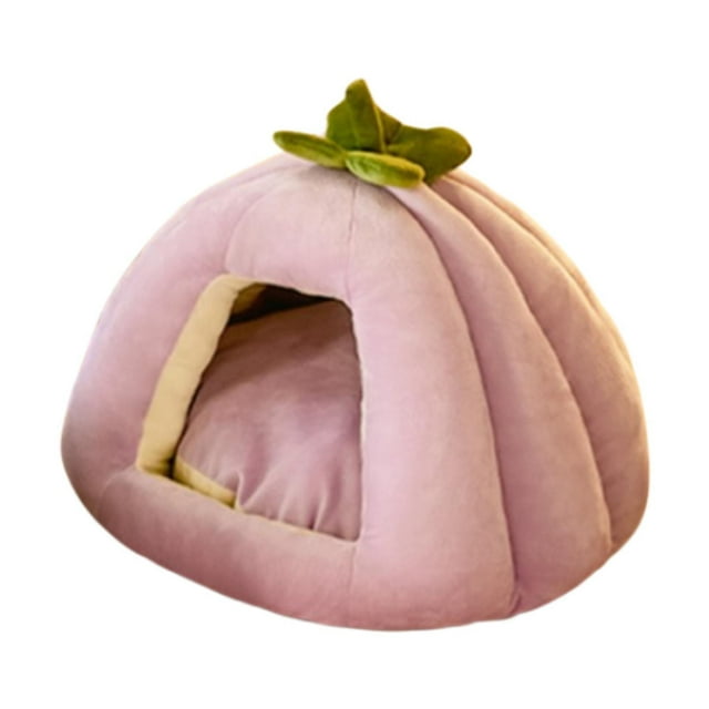 Nido para gatos semicerrado, casa cálida para gatos, tienda de campaña para gatos, cálida y cómoda, cama para perros y gatos para todas S