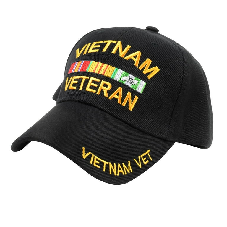 US Military Vietnam War Veteran Ribbon Baseball Cap Embroidered Military Vet Hat US Military Vietnam War Veteran Ribbon Baseball Cap Embroidered Military Vet Hat