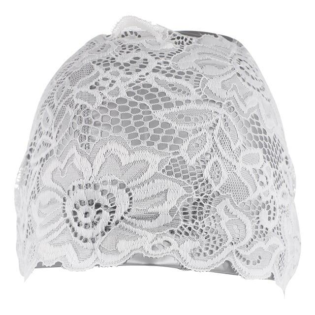 Miangastore Lot de 1 Bonnets de Bain Imperméables Dentelle Grise pour Dames Style Mode