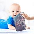 thumbnail image 5 of Dreamtimes 5 PCS Winter Snowy Birds Baby Muslin Washcloths, Christmas Berries Face Towel Burp Cloths Ultrasoft Absorbent Cotton Bath Wipes Towels for Newborn Boys Girls, 5 of 7