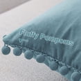 thumbnail image 4 of Pillow Covers Cushion Covers With Pom-Poms, 4 of 5