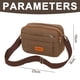 thumbnail image 5 of Bolso bandolera pequeño de moda con compartimentos dobles y cremallera, 5 of 5