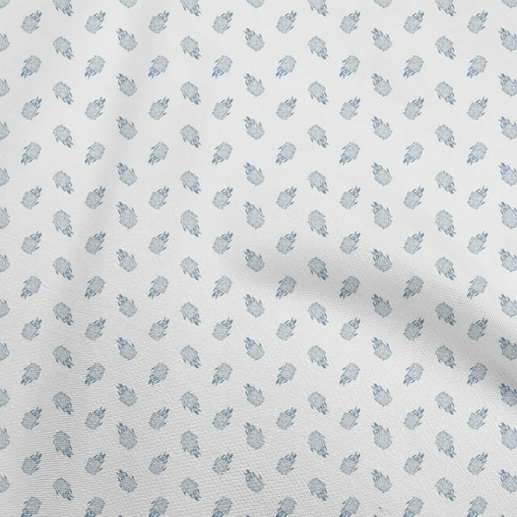 oneOone Cotton Jersey White Fabric Fruits Dress Material Fabric Print Fabric By The Yard 58 Inch Wide