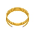 thumbnail image 4 of Monoprice Cat6 Ethernet Patch Cable - 7 Feet - Yellow | Network Internet Cord - RJ45, Stranded, 550Mhz, UTP, Pure Bare Copper Wire, 24AWG - Zeroboot Series, 4 of 6