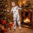 thumbnail image 2 of Lvotionpl 2026 Matching Family Christmas Pjs, Matching Christmas Pajamas Long Sleeve Top & Pants Set Matching Holiday Family Pajama Xmas Sets, 2 of 6