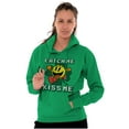 thumbnail image 4 of PACMAN St Paddys Catch Me Kiss Me Hoodie Sweatshirt Women Men Brisco Brands M, 4 of 6