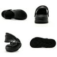 thumbnail image 2 of Garden Clogs Mens Water Clogs Summer Breathable Sports Sandals Slip On Beach Sandals Outdoor Indoor Garden Shoes Black 43, 2 of 3