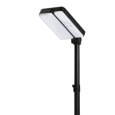 10000LM Rechargeable Dimmable Work Light, 72" Telescopic Stand, 15000mAh Detachable Dual Lights, Solar & Type-C Charging