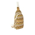 thumbnail image 2 of Jane & Berry Women's Adult  Pattern Sling Bag Multi-Color Chevron, 2 of 5