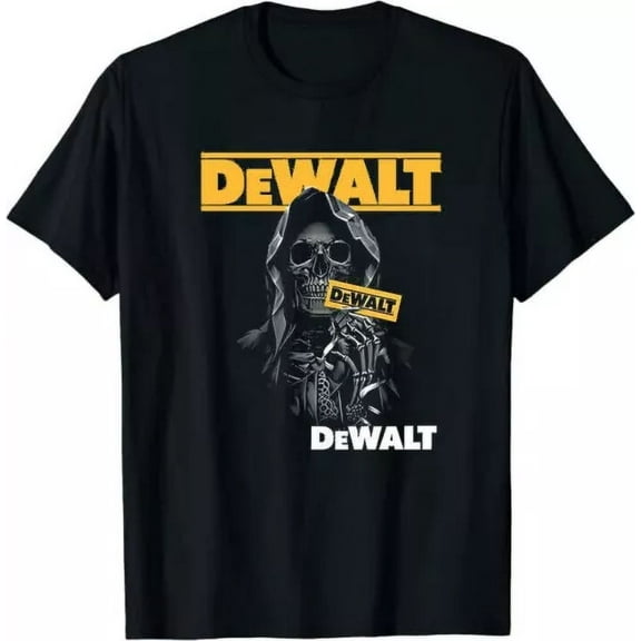 New Dewalt Skull Classic Tee T-Shirt Size S-5XL