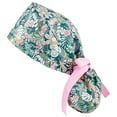 thumbnail image 2 of Lroveb Nurse Caps for Women and Men Scrub Cap with Buttons Bouffant Hat Sweatband Womens Mens Hat, 2 of 3