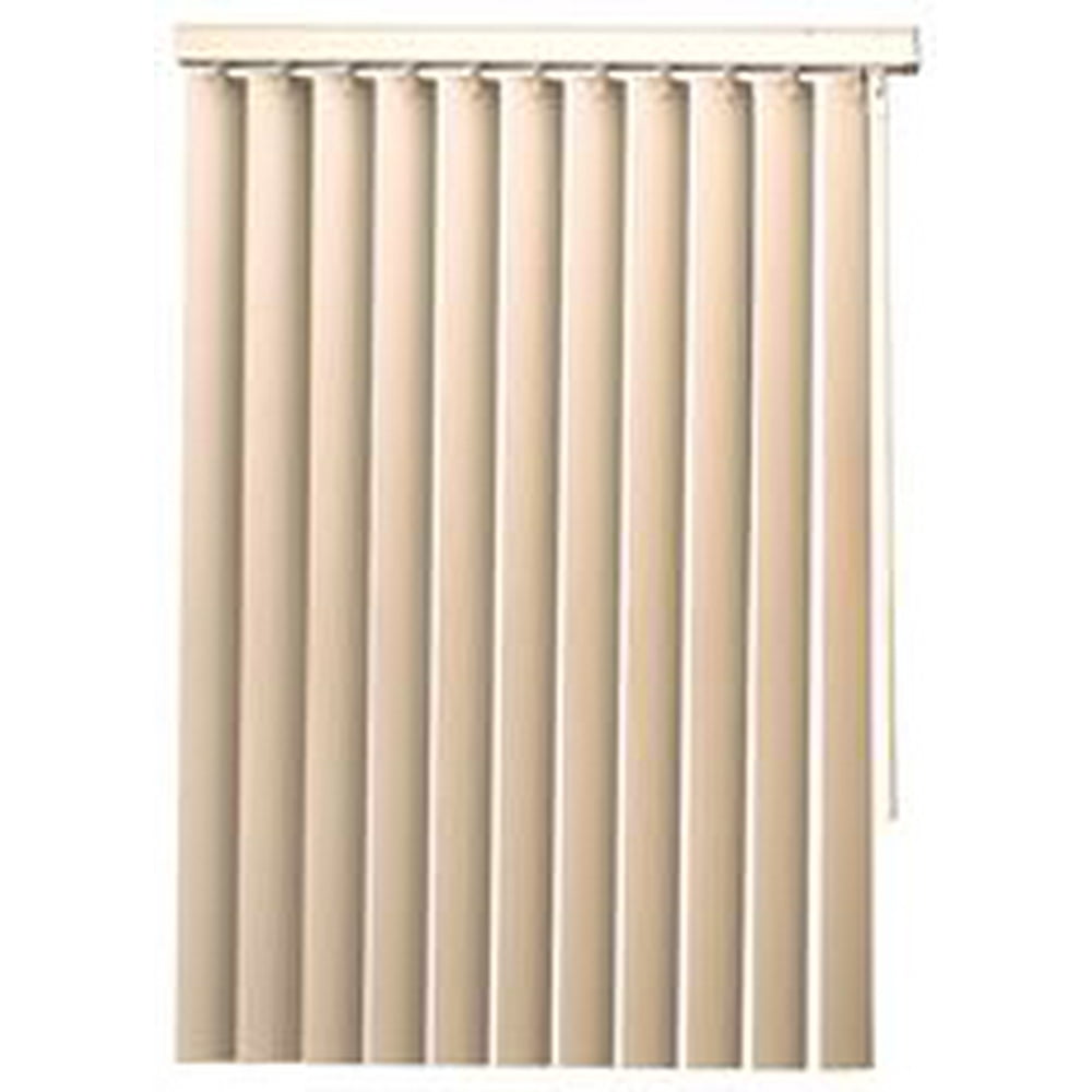 Designer'S Touch 3.5Inch Pvc Vertical Blinds, White, 72X72 In