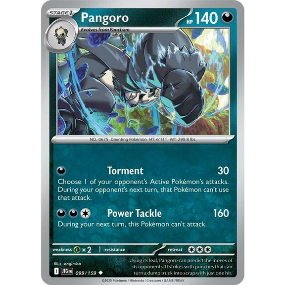 Pokemon Journey Together Uncommon Pangoro #99