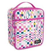 PackIt Freezable, Reusable Upright Lunch Box, Cute Check