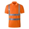 thumbnail image 4 of SXcggal High Visibility Sweatshirt For Men Pullover Hi Vis Hoodie Pullover Sweatshirt Reflective Short Sleeve Sweatshirt Tops, 4 of 4
