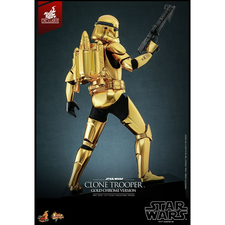 Clone Trooper (Gold Chrome Version) MMP Fully Poseable Exclusive
